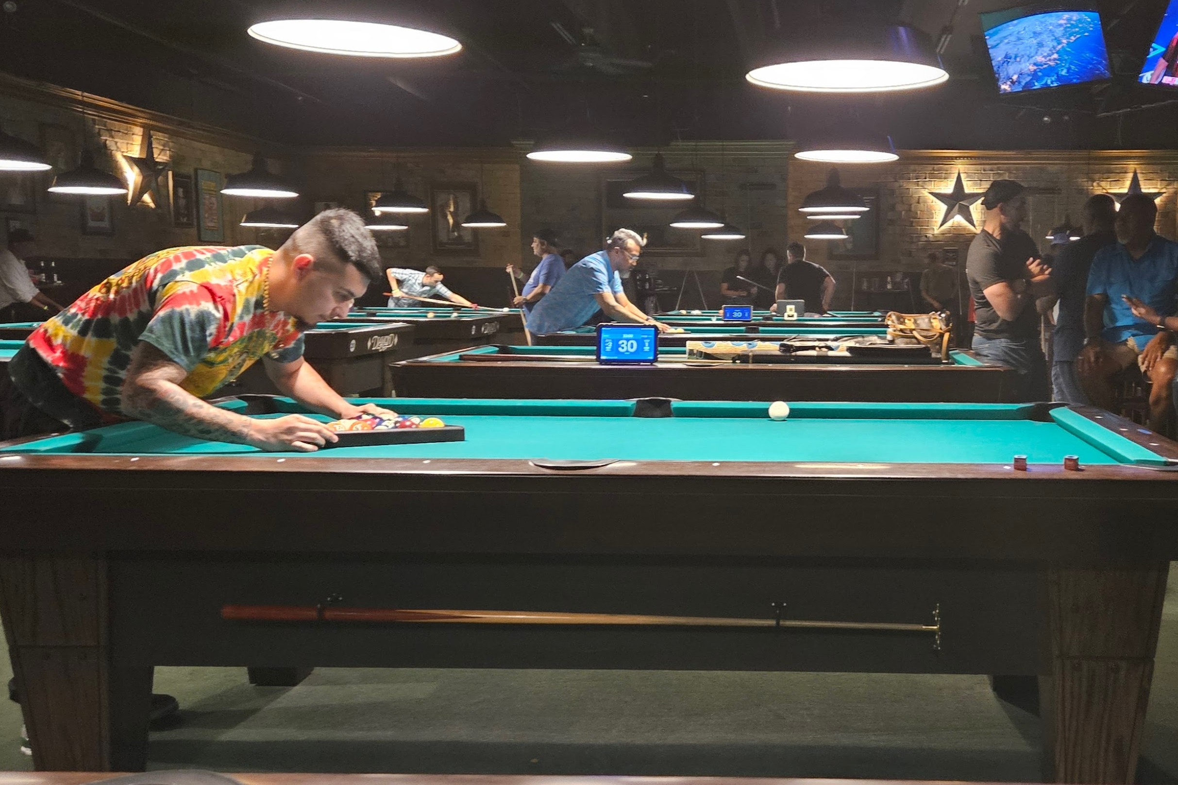 League night action shot